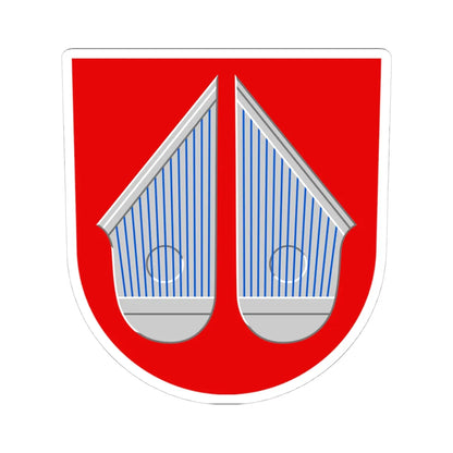 Halsua.vaakuna (Finland) (Coat of Arms) STICKER Vinyl Kiss-Cut Decal 4 Inch White - The Sticker Space