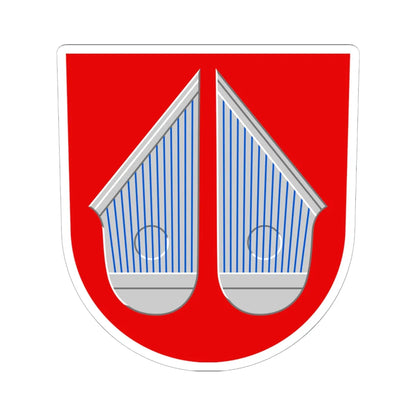 Halsua.vaakuna (Finland) (Coat of Arms) STICKER Vinyl Kiss-Cut Decal 6 Inch White - The Sticker Space