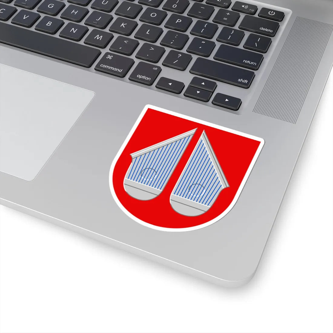 Halsua.vaakuna (Finland) (Coat of Arms) STICKER Vinyl Kiss-Cut Decal - The Sticker Space