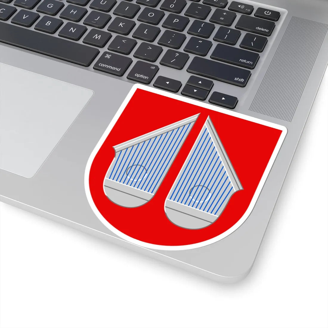 Halsua.vaakuna (Finland) (Coat of Arms) STICKER Vinyl Kiss-Cut Decal - The Sticker Space