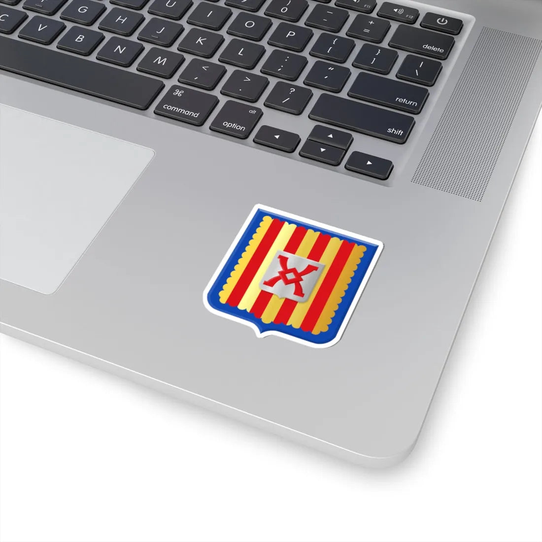 Ham-sur-Heure-Nalinnes wapen (Belgium) (Coat of Arms) STICKER Vinyl Kiss-Cut Decal - The Sticker Space