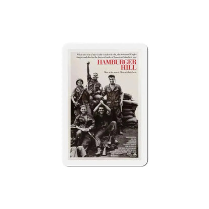 Hamburger Hill 1987 Movie Poster Refrigerator Magnet - The Sticker Space
