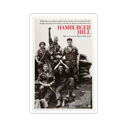 Hamburger Hill 1987 Movie Poster STICKER Vinyl Die-Cut Decal 3 Inch - The Sticker Space