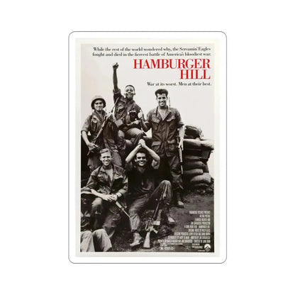 Hamburger Hill 1987 Movie Poster STICKER Vinyl Die-Cut Decal 4 Inch - The Sticker Space