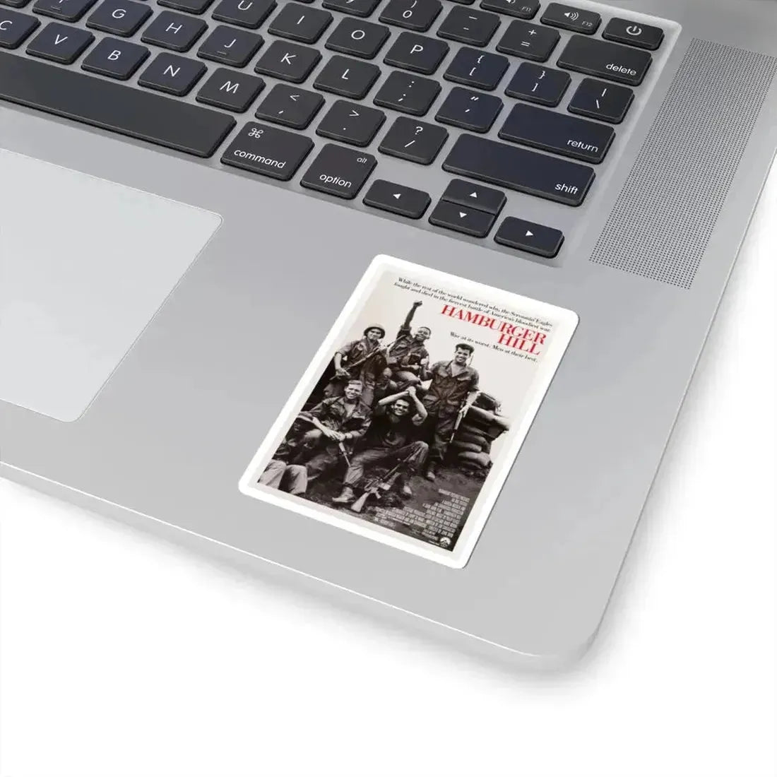 Hamburger Hill 1987 Movie Poster - STICKER Vinyl Kiss-Cut Decal - The Sticker Space