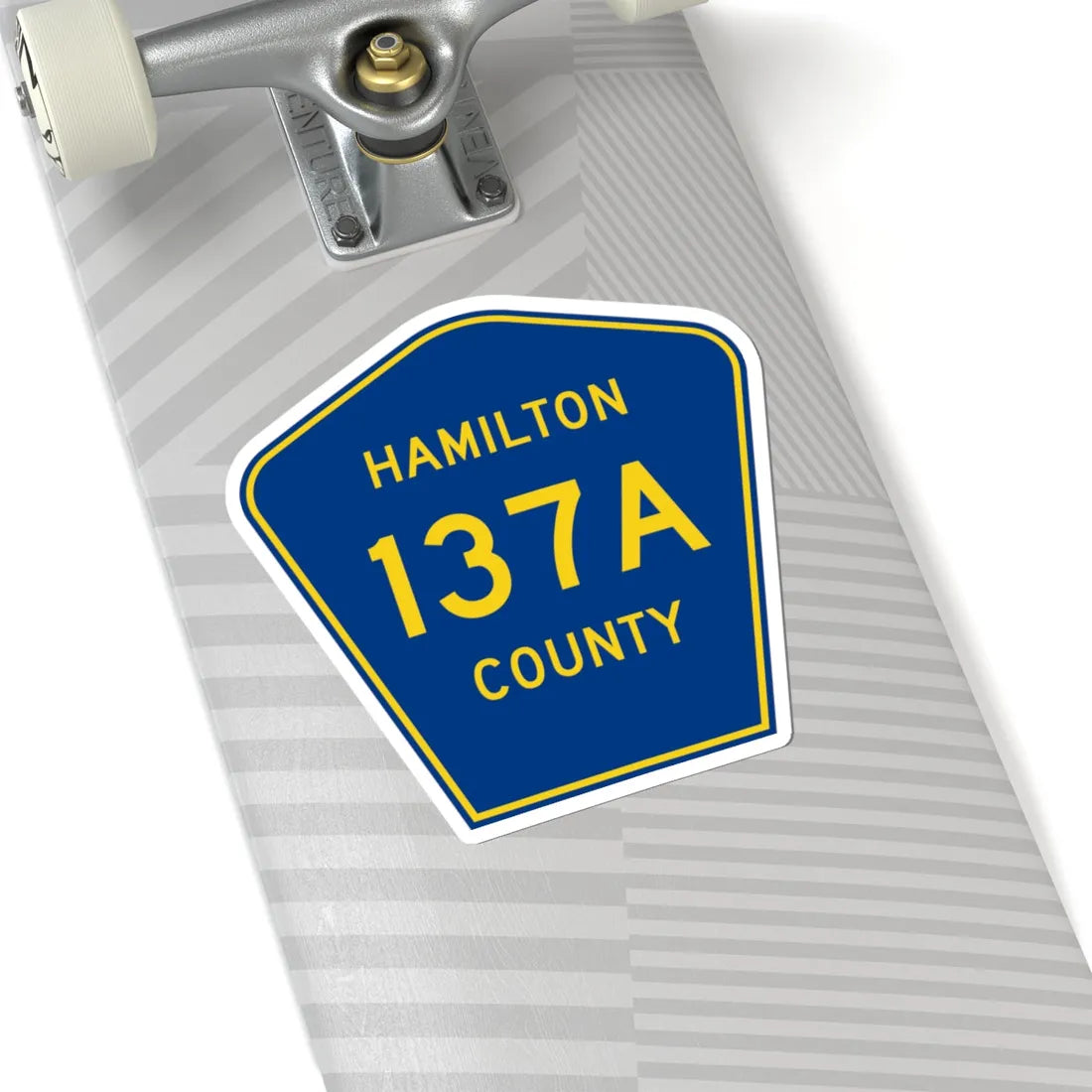 Hamilton County 137A (Florida) (Road Sign) STICKER Vinyl Kiss-Cut Decal - The Sticker Space