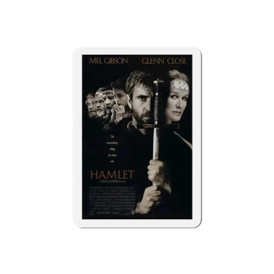 Hamlet 1990 Movie Poster Refrigerator Magnet - The Sticker Space
