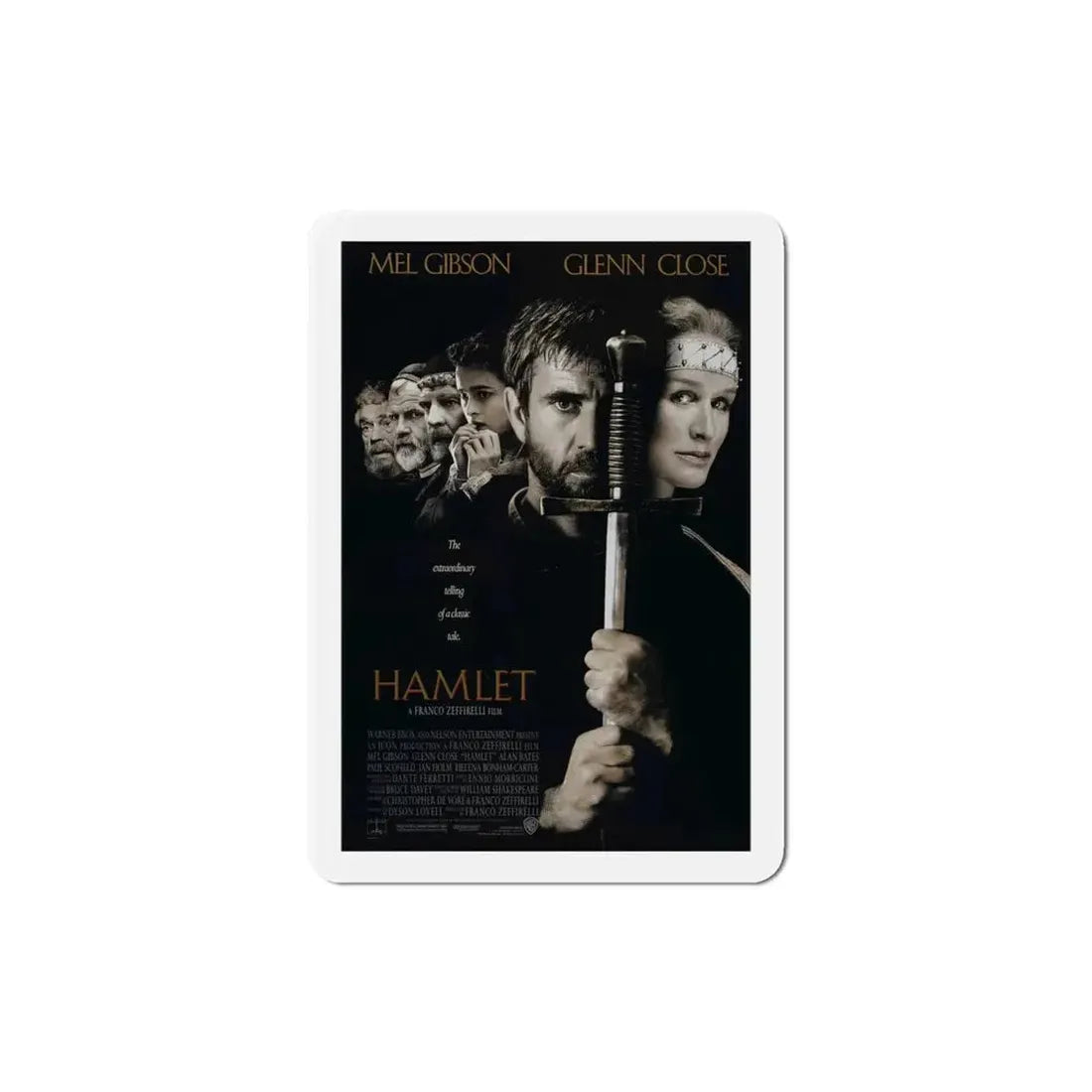 Hamlet 1990 Movie Poster Refrigerator Magnet - The Sticker Space
