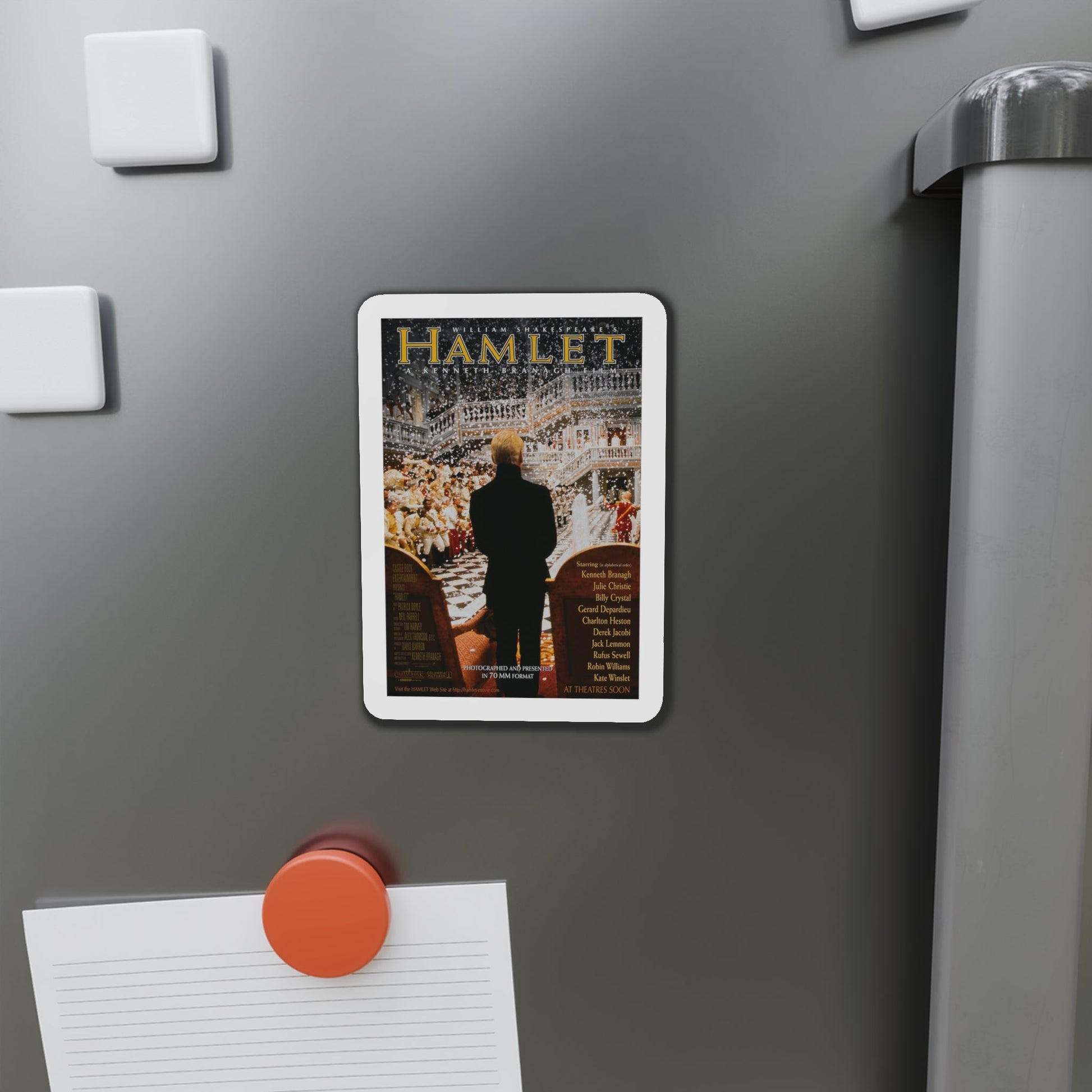 Hamlet 1996 Movie Poster Die-Cut Magnet-The Sticker Space