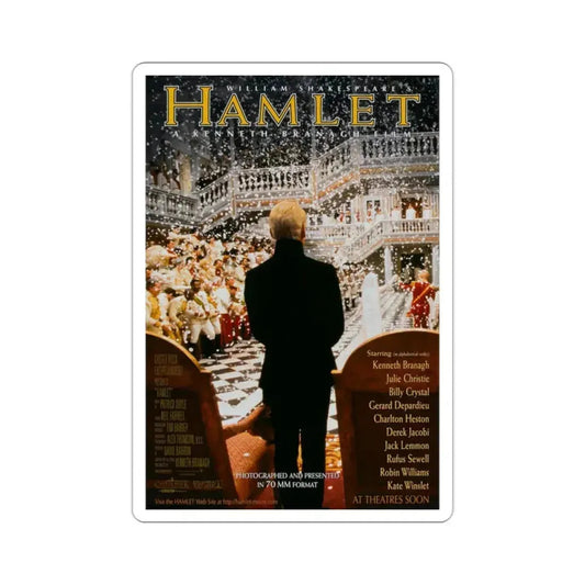 Hamlet 1996 Movie Poster STICKER Vinyl Die-Cut Decal 2 Inch - The Sticker Space