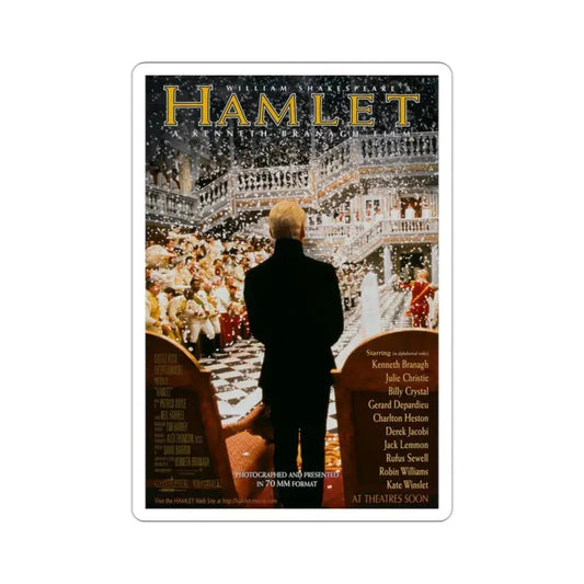 Hamlet 1996 Movie Poster STICKER Vinyl Die-Cut Decal 2 Inch - The Sticker Space