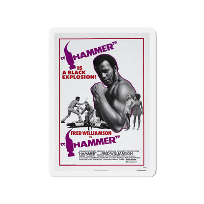 HAMMER 1972 Movie Poster - Die-Cut Magnet-3" x 3"-The Sticker Space