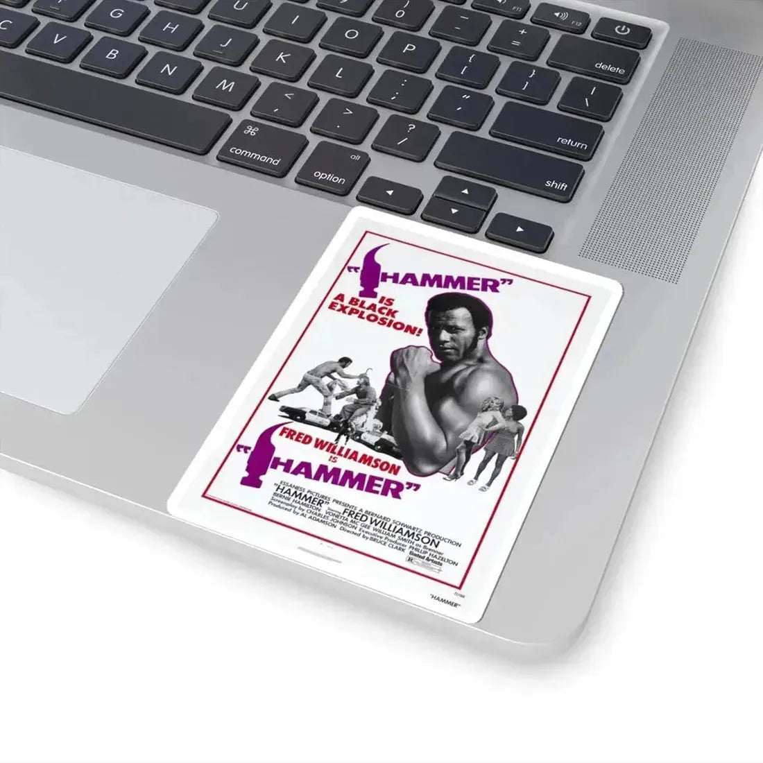 HAMMER 1972 Movie Poster - STICKER Vinyl Kiss-Cut Decal - The Sticker Space