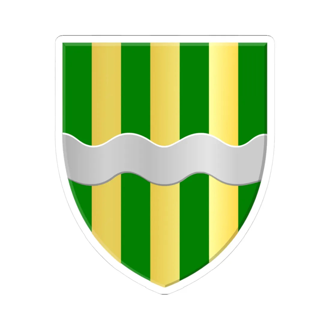 Hamois wapen (Belgium) (Coat of Arms) STICKER Vinyl Kiss-Cut Decal - The Sticker Space