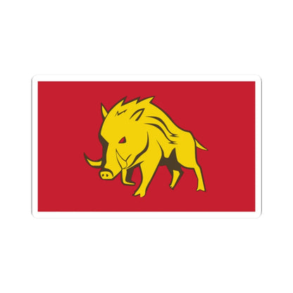 Hampshire hog flag (England) STICKER Vinyl Kiss-Cut Decal 2 Inch White - The Sticker Space