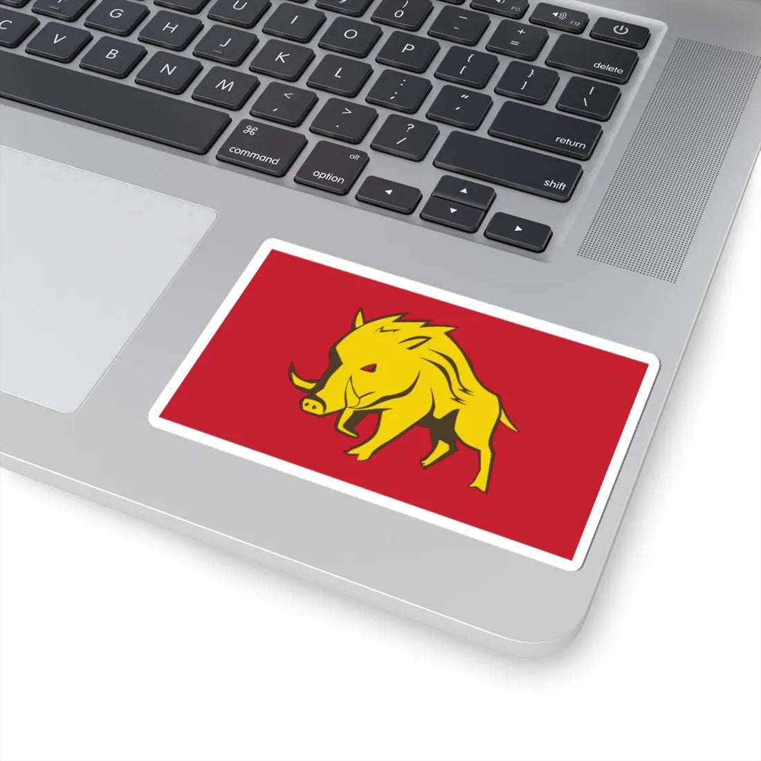 Hampshire hog flag (England) STICKER Vinyl Kiss-Cut Decal - The Sticker Space