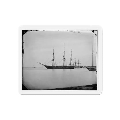 Hampton Roads, Va.  School Ship U.S.S. Sabine (U.S. Civil War) Refrigerator Magnet - The Sticker Space