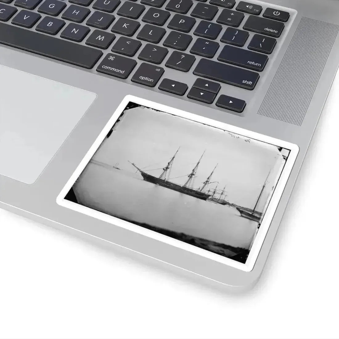 Hampton Roads, Va.  School Ship U.S.S. Sabine (U.S. Civil War) STICKER Vinyl Kiss-Cut Decal - The Sticker Space