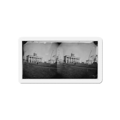 Hampton, Va. Chesapeake Hospital And Grounds (U.S. Civil War) Refrigerator Magnet 3 Inch Die-Cut - The Sticker Space