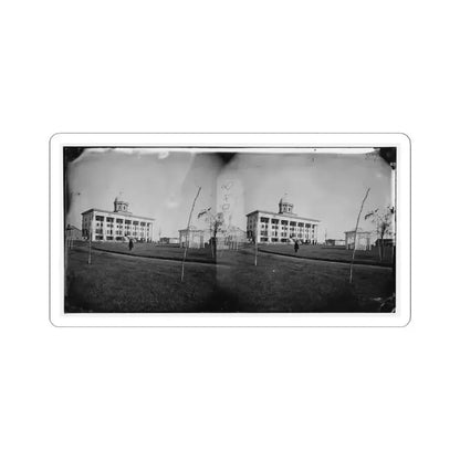 Hampton, Va. Chesapeake Hospital and Grounds (U.S. Civil War) STICKER Vinyl Kiss-Cut Decal 6 Inch White - The Sticker Space