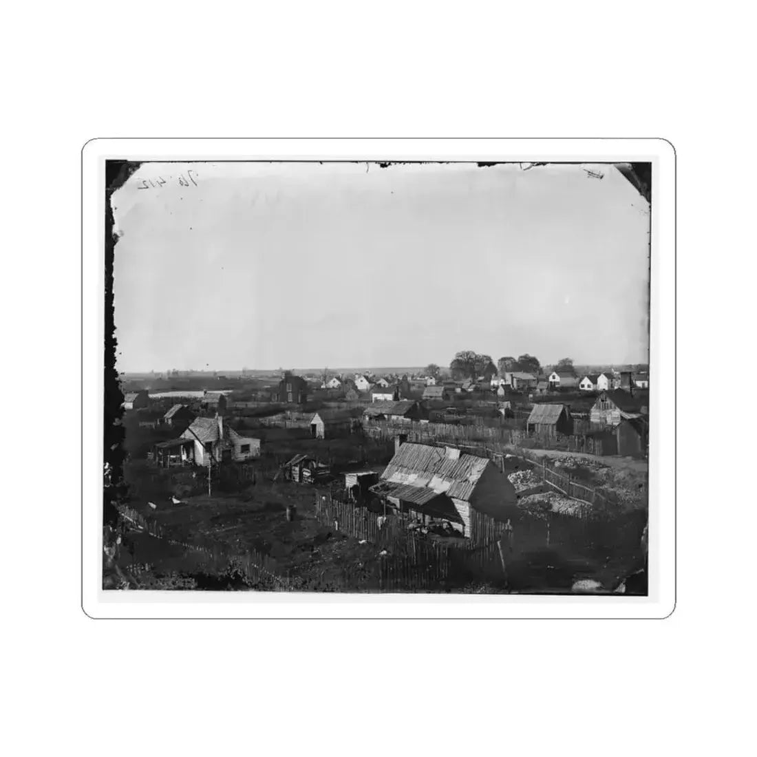 Hampton, Va. View of the Town (U.S. Civil War) STICKER Vinyl Kiss-Cut Decal 3 Inch White - The Sticker Space