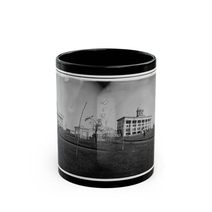 Hampton, Va. Chesapeake Hospital And Grounds (U.S. Civil War) Black Coffee Mug-11oz-The Sticker Space