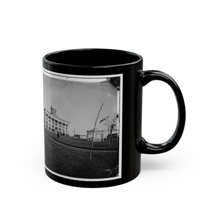 Hampton, Va. Chesapeake Hospital And Grounds (U.S. Civil War) Black Coffee Mug-The Sticker Space