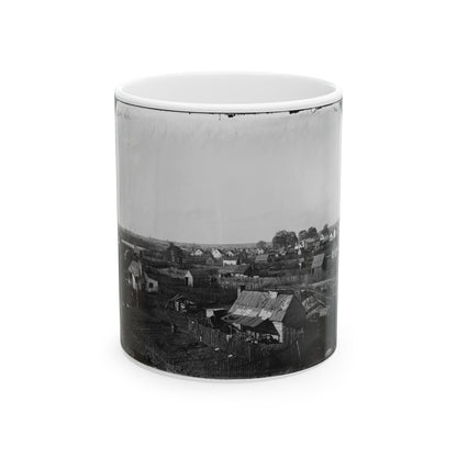 Hampton, Va. View Of The Town (U.S. Civil War) White Coffee Mug-11oz-The Sticker Space