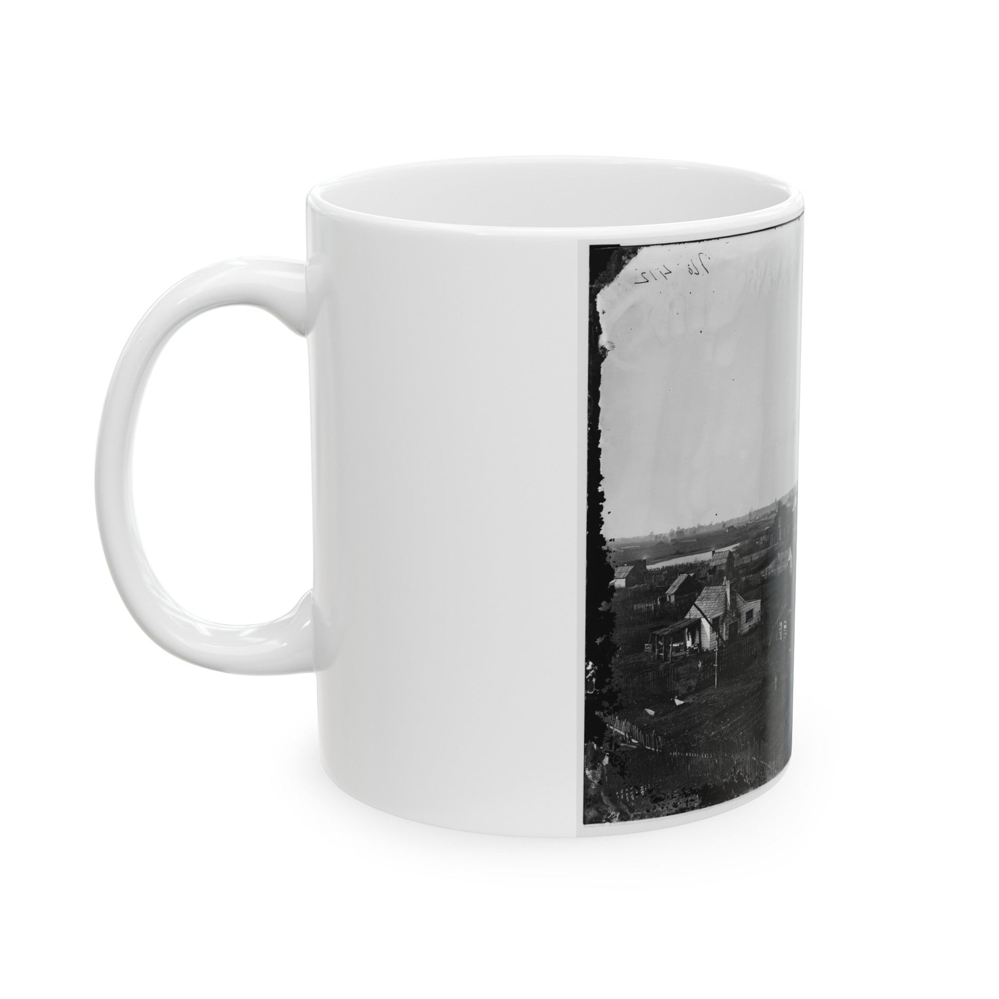 Hampton, Va. View Of The Town (U.S. Civil War) White Coffee Mug-The Sticker Space