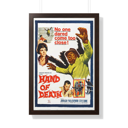 HAND OF DEATH 1962 - Framed Movie Poster-20" x 30"-The Sticker Space