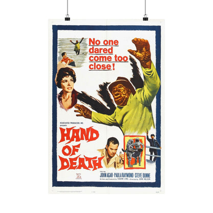 HAND OF DEATH 1962 - Paper Movie Poster-16″ x 24″-The Sticker Space