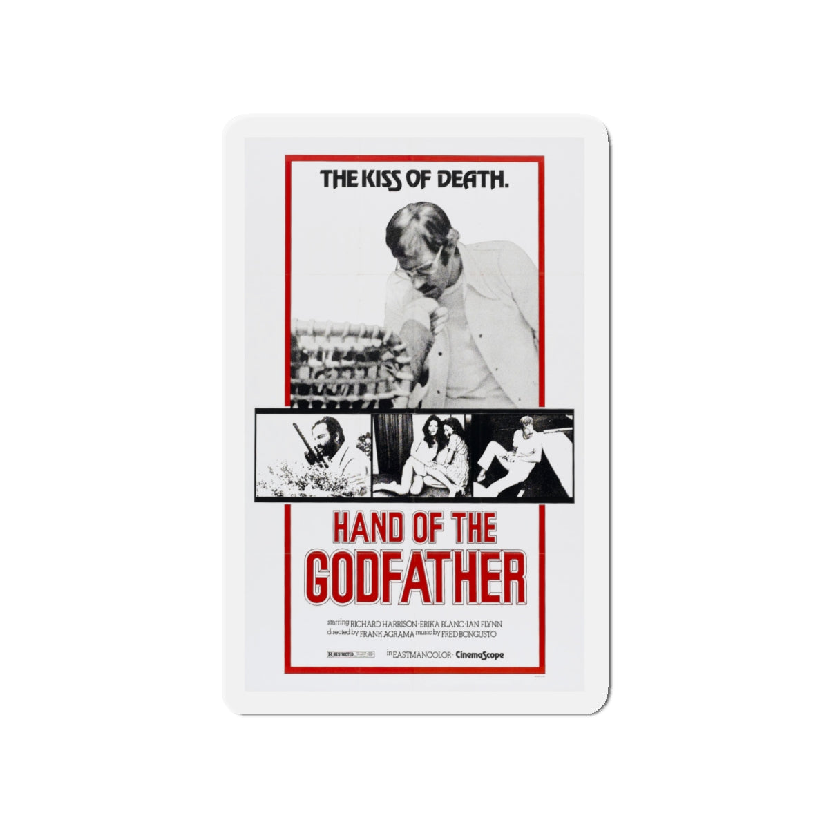 HAND OF THE GODFATHER 1972 Movie Poster - Die-Cut Magnet-4" x 4"-The Sticker Space