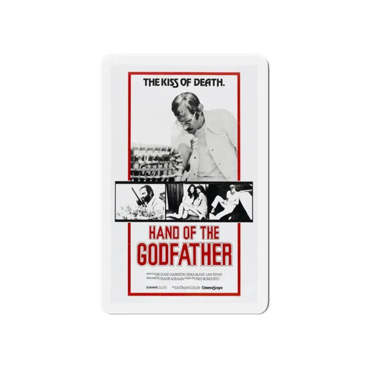 HAND OF THE GODFATHER 1972 Movie Poster - Refrigerator Magnet 6 Inch - The Sticker Space