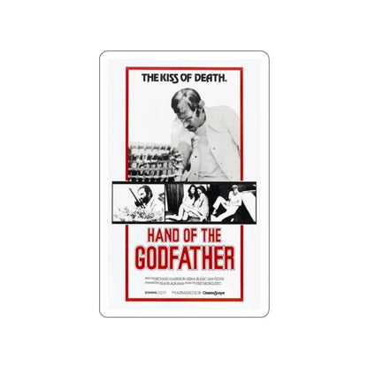 HAND OF THE GODFATHER 1972 Movie Poster STICKER Vinyl Die-Cut Decal 2 Inch - The Sticker Space