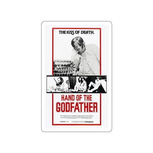 HAND OF THE GODFATHER 1972 Movie Poster STICKER Vinyl Die-Cut Decal 2 Inch - The Sticker Space