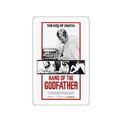 HAND OF THE GODFATHER 1972 Movie Poster STICKER Vinyl Die-Cut Decal 4 Inch - The Sticker Space