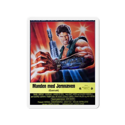 HANDS OF STEEL (DANISH) 1986 Movie Poster - Refrigerator Magnet - The Sticker Space