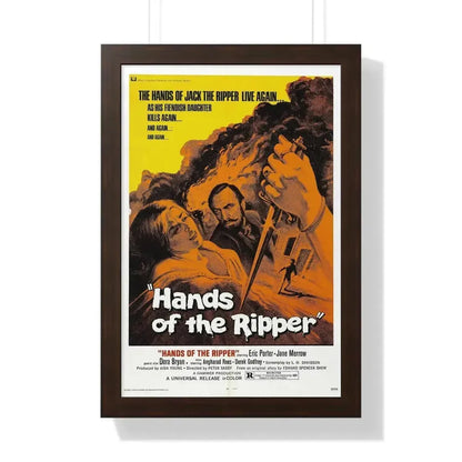 HANDS OF THE RIPPER 1971 - Framed Movie Poster - The Sticker Space