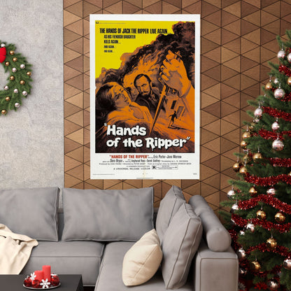 HANDS OF THE RIPPER 1971 - Paper Movie Poster-The Sticker Space