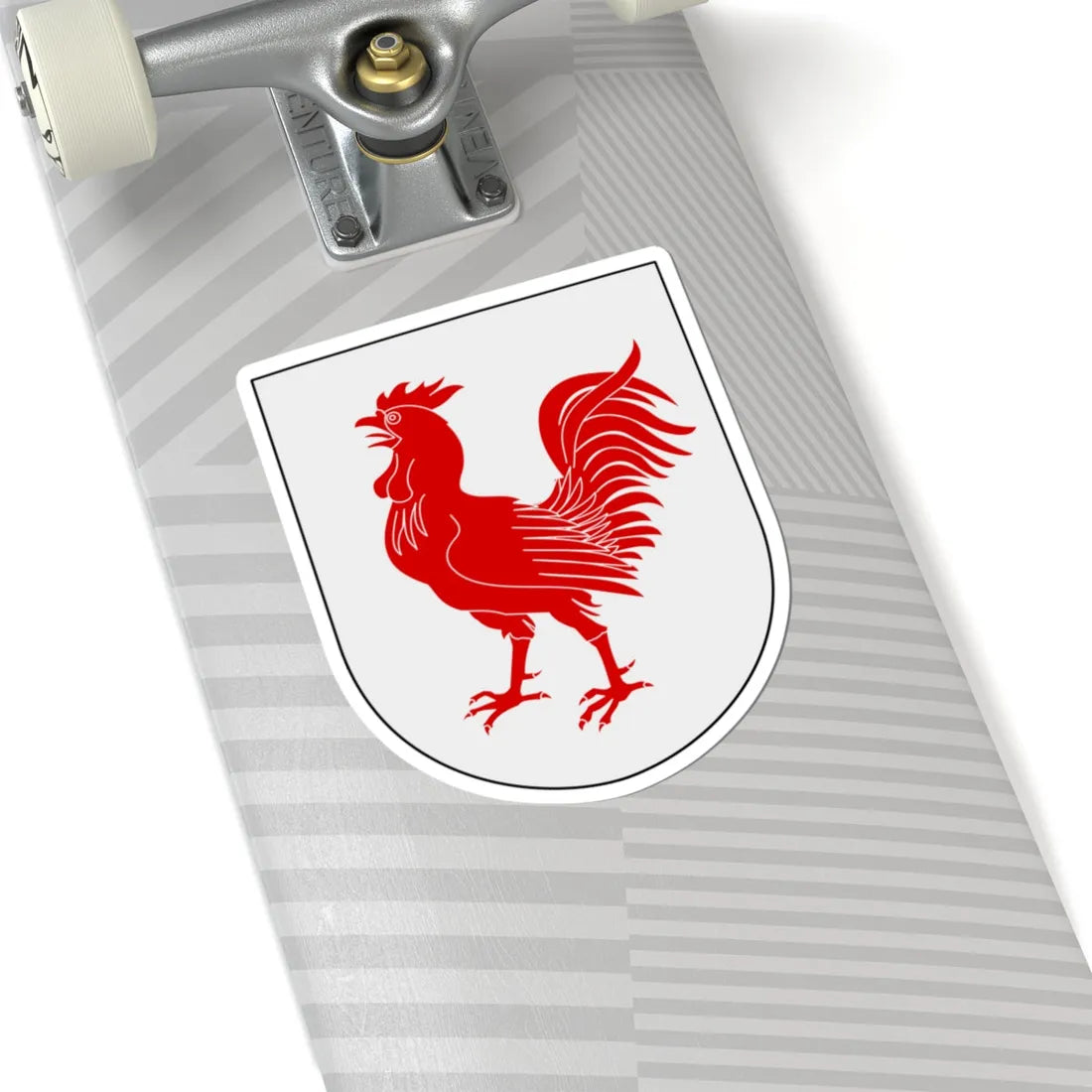 Hanekind vapen (Sweden) (Coat of Arms) STICKER Vinyl Kiss-Cut Decal - The Sticker Space