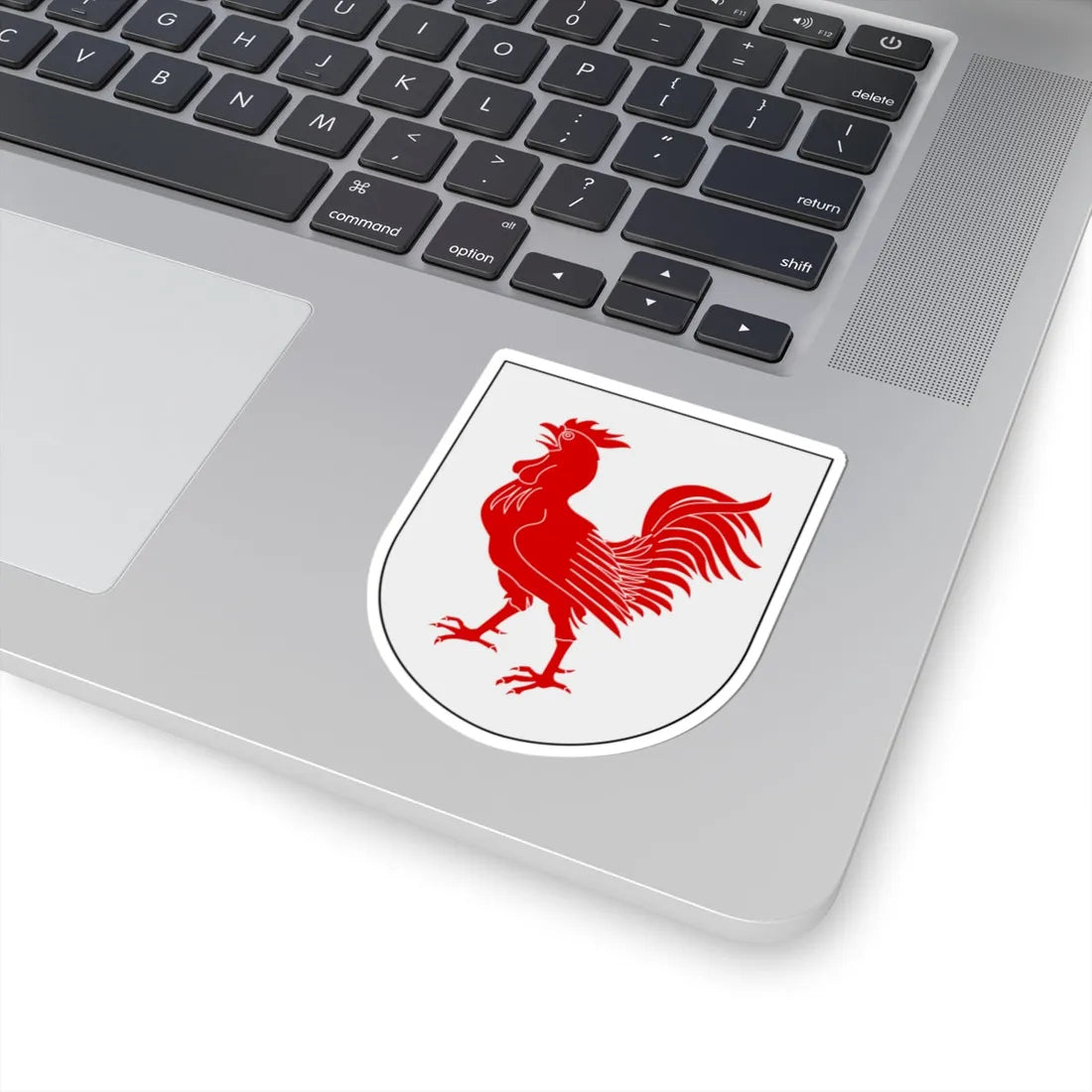 Hanekind vapen (Sweden) (Coat of Arms) STICKER Vinyl Kiss-Cut Decal - The Sticker Space