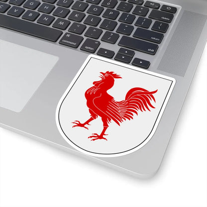 Hanekind vapen (Sweden) (Coat of Arms) STICKER Vinyl Kiss-Cut Decal - The Sticker Space