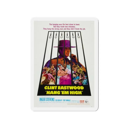 HANG 'EM HIGH 1968 Movie Poster - Refrigerator Magnet 2 Inch - The Sticker Space