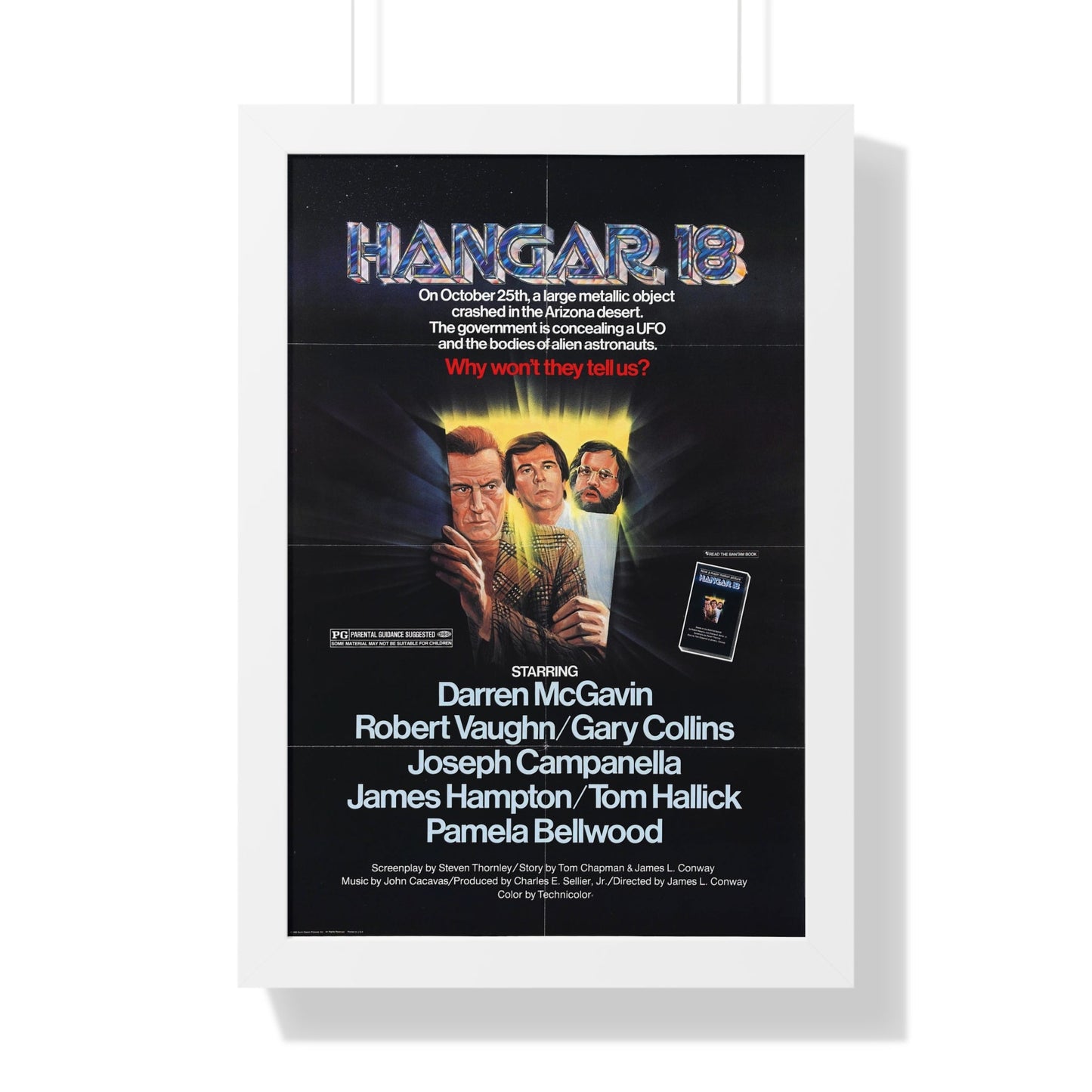 HANGAR 18 1980 - Framed Movie Poster-16″ x 24″-The Sticker Space