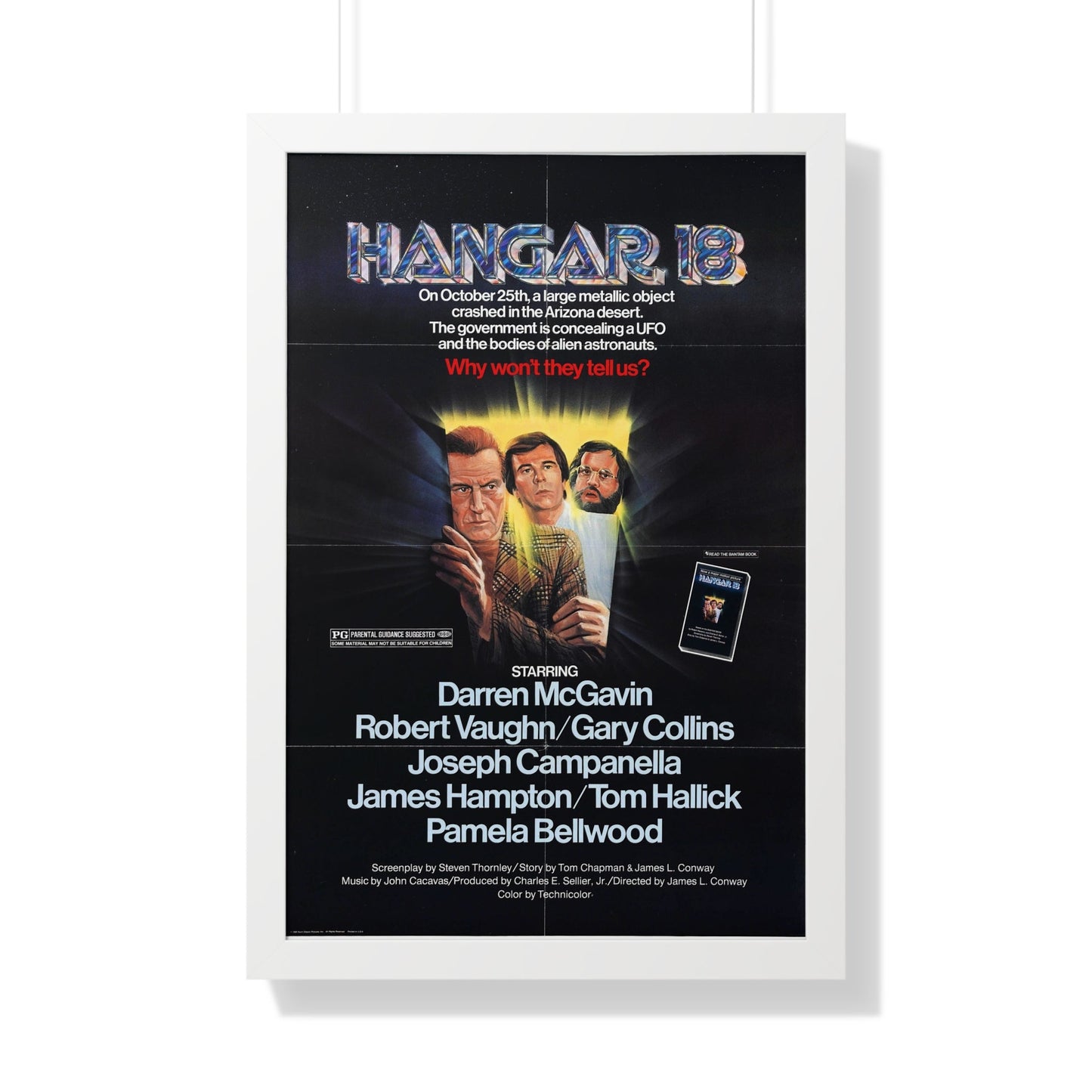 HANGAR 18 1980 - Framed Movie Poster-20" x 30"-The Sticker Space