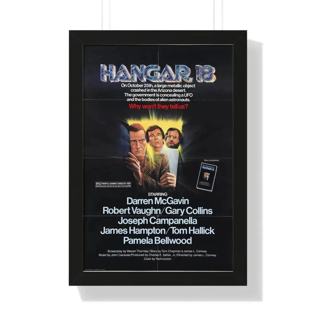 HANGAR 18 1980 - Framed Movie Poster - The Sticker Space
