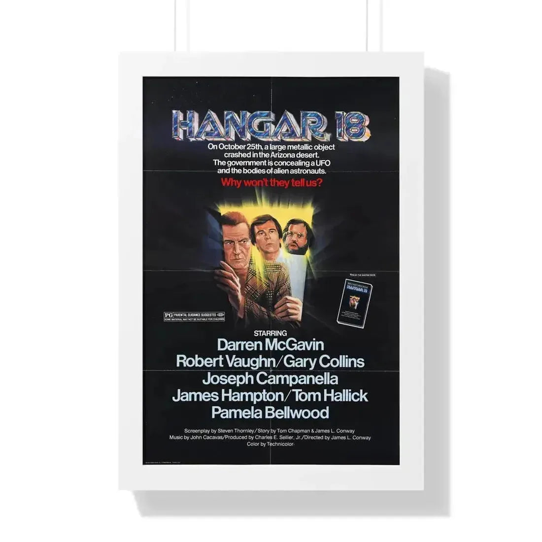 HANGAR 18 1980 - Framed Movie Poster - The Sticker Space