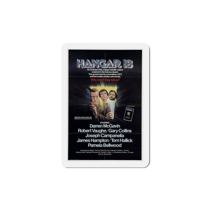 Hangar 18 1980 Movie Poster Die-Cut Magnet-5" x 5"-The Sticker Space