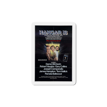 Hangar 18 1980 Movie Poster Die-Cut Magnet-6 × 6"-The Sticker Space