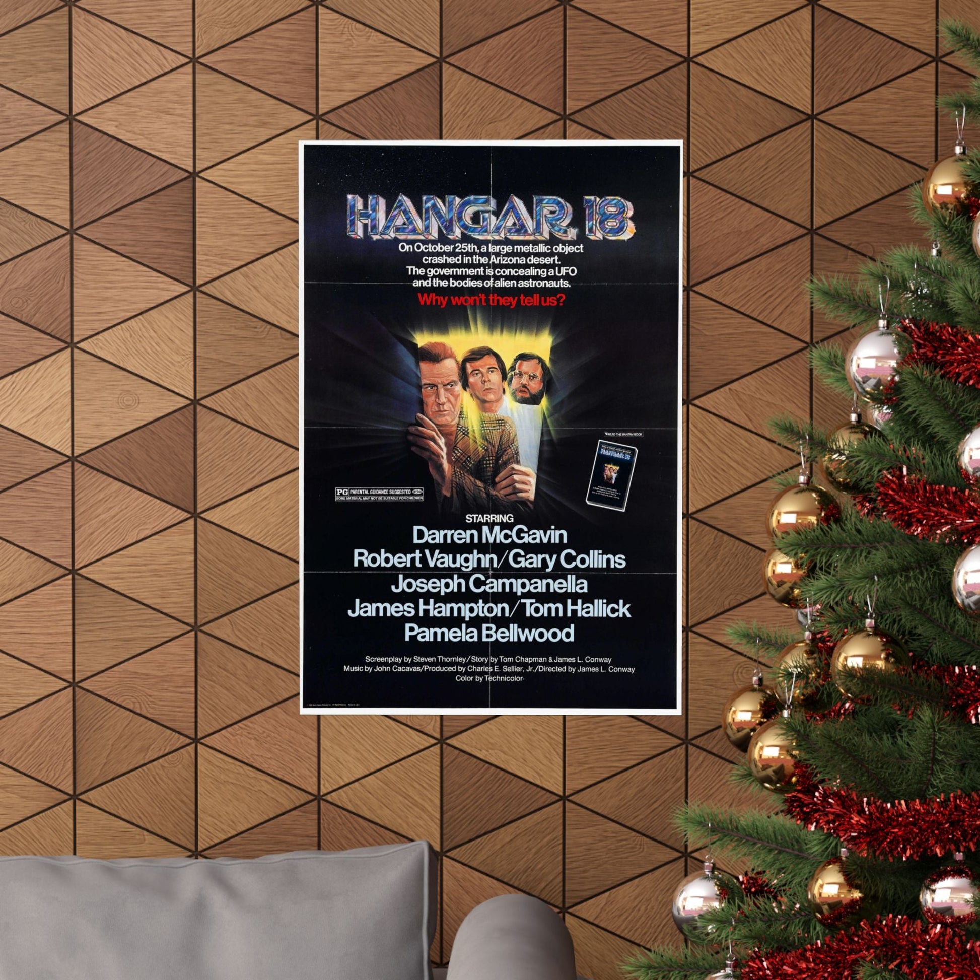 HANGAR 18 1980 - Paper Movie Poster-The Sticker Space